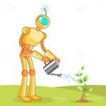 Gardening robot